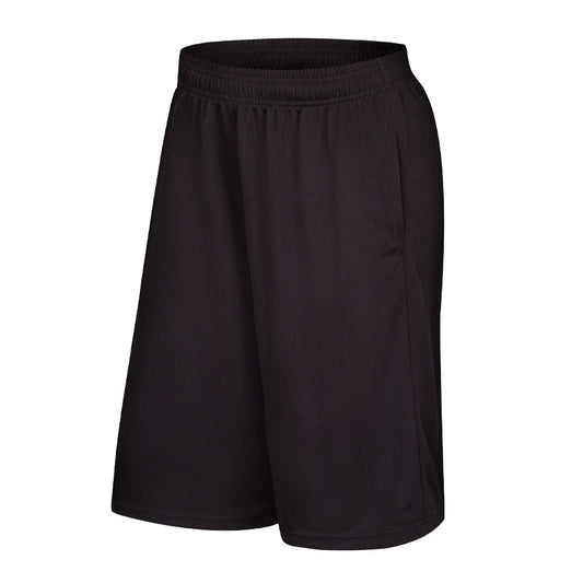 Basketball Shorts Training Men Solid Polyester Gyms Quick Dry Running Joggers Outdoor Short Loose Pocket Breathable Bottom